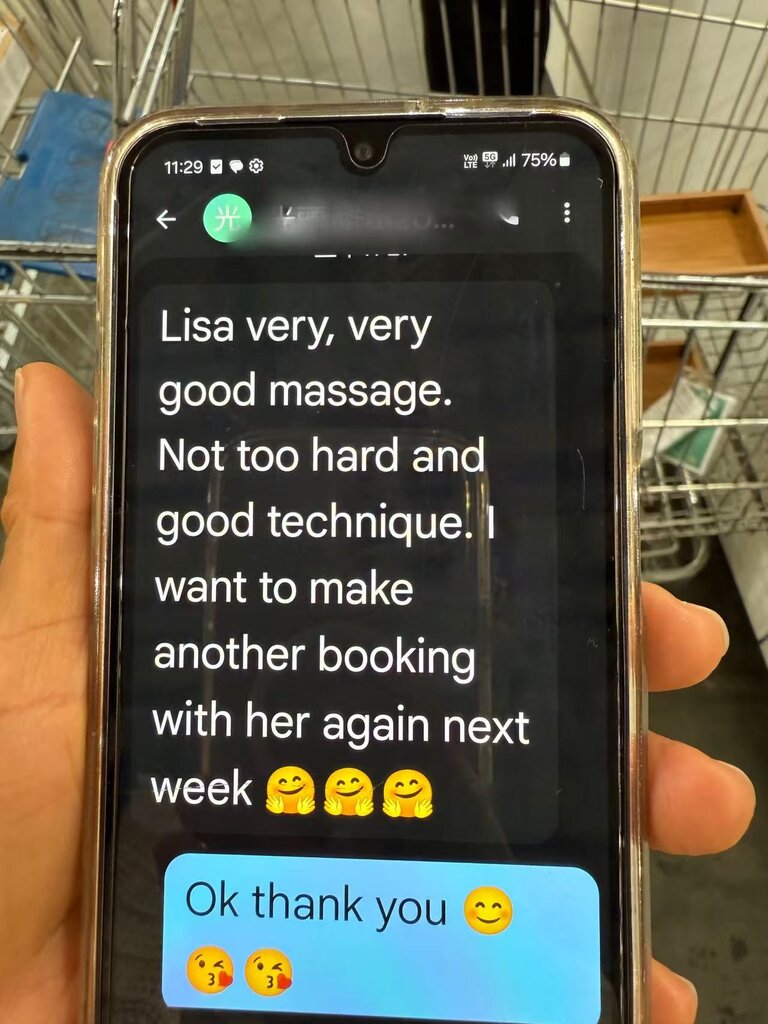 great feedback for new girl Lisa