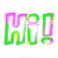 HI - word reveal gif - Download on Funimada.com