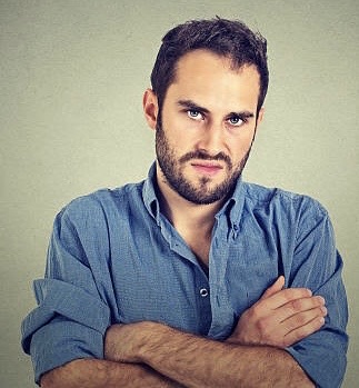 Angry man
