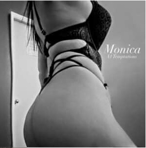 Escort in black lingerie