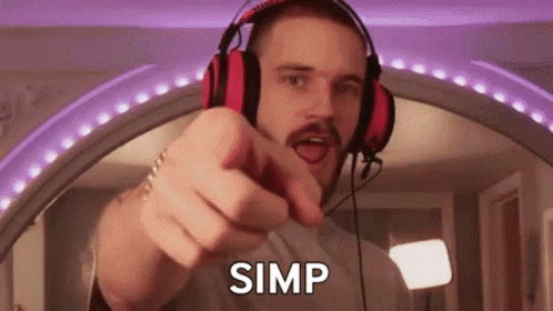 Funny GIF boy wearing headphones