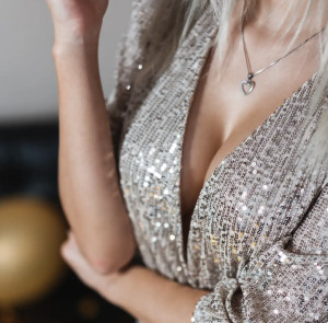 Busty blonde