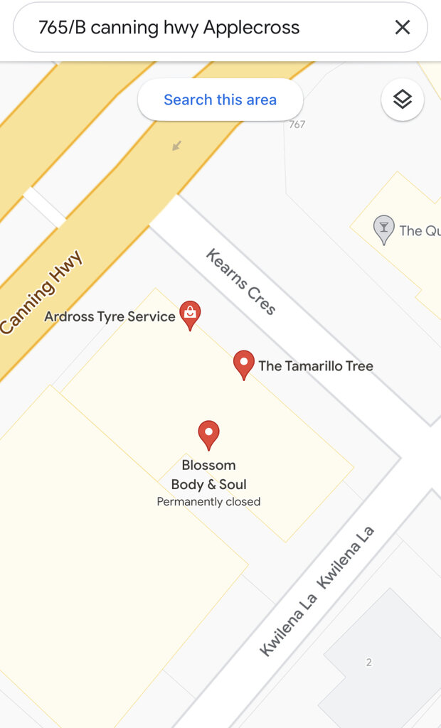 map view location screen snip