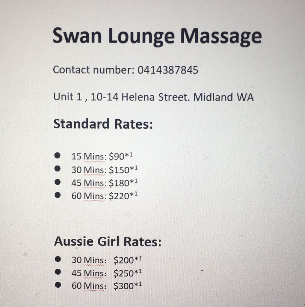 Swan lounge massage