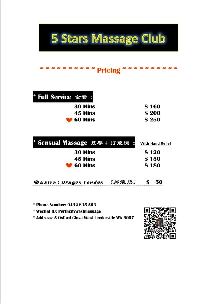 Genki massage rates