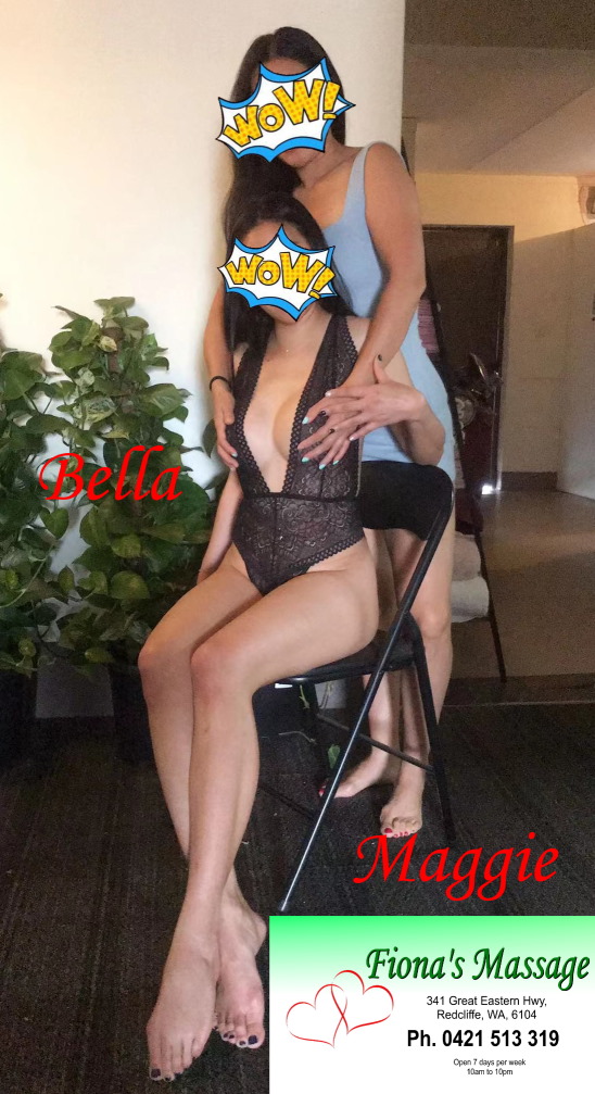 Bella and Maggie from Fiona's massage