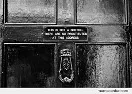 brothel door knocker 