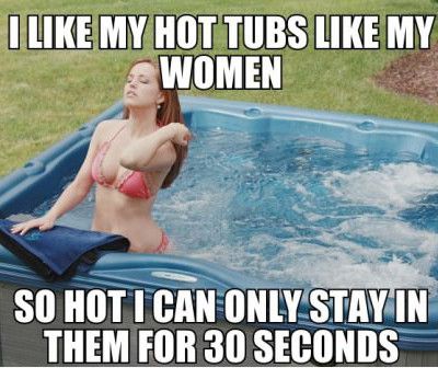 Hot tub fun 