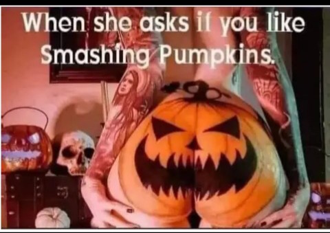 sexy big pumpkin bum