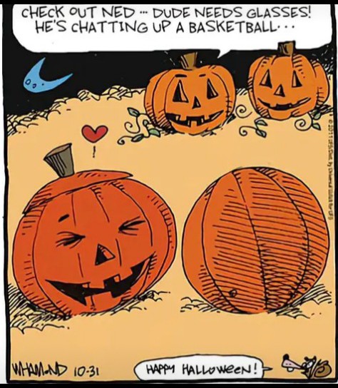 cartonn Halloween joke
