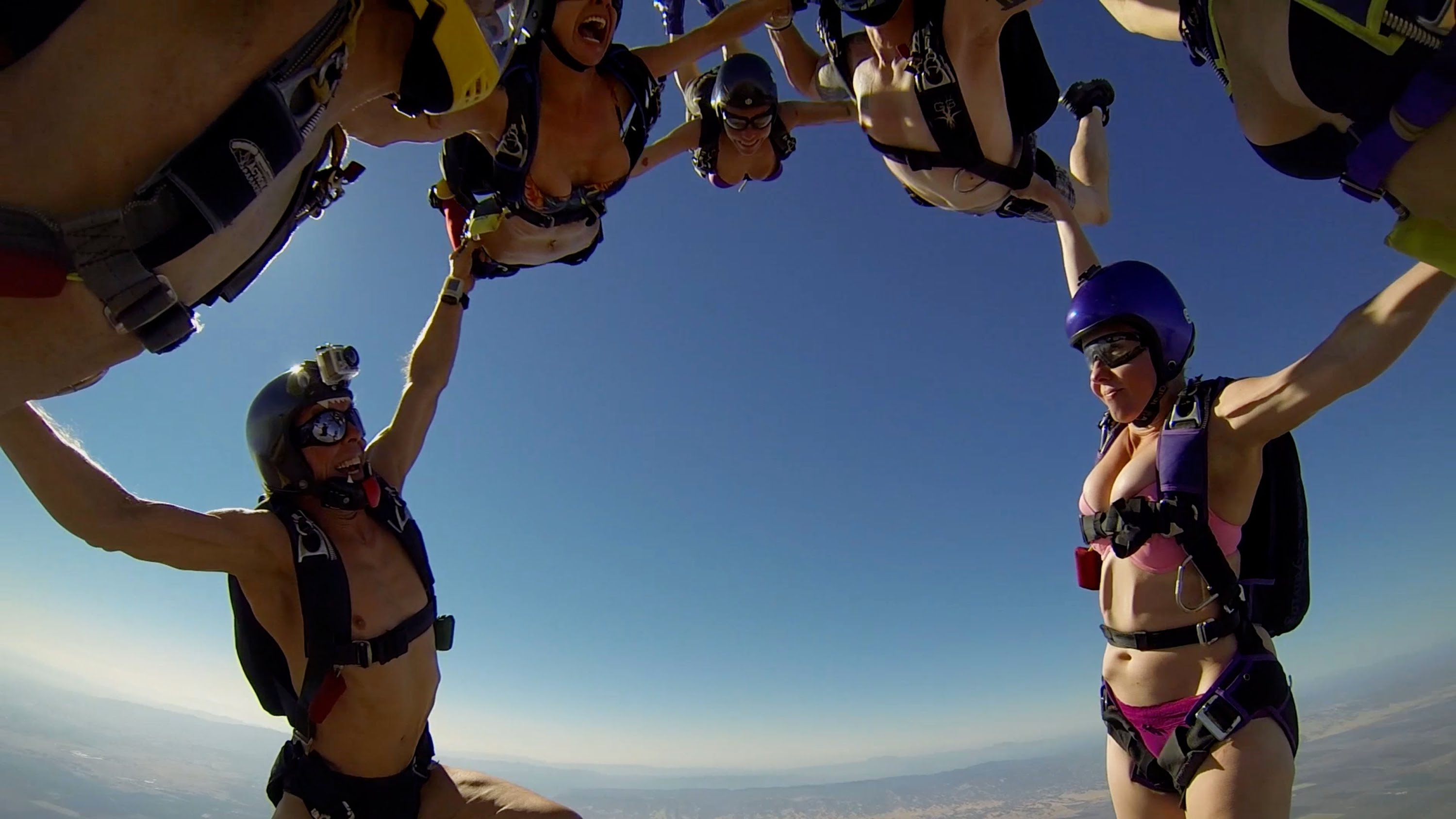 Nude Skydiving