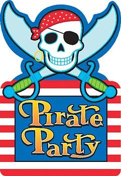 Pirate Party Postcard Invites (Pack of 8).jpg