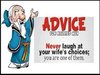 cartoon poster about advise