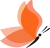 Langtrees_orange_butterfly_logo.png