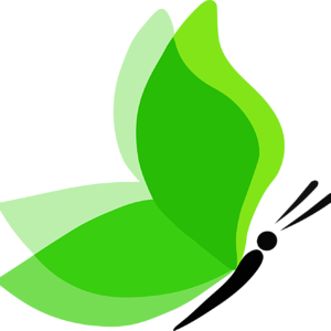 Langtrees_green_butterfly_logo.png